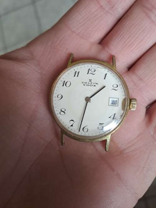 vintage men's Delfin edox