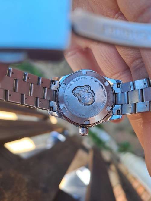 ladies tag heuer mother of pearl aquaracer 300 meters