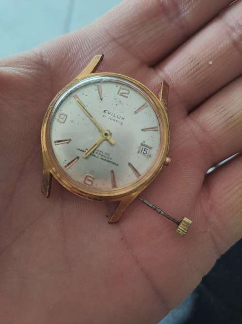 vintage men's evilux watch