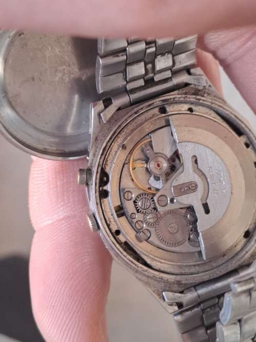 vintage men's poise automatic watch