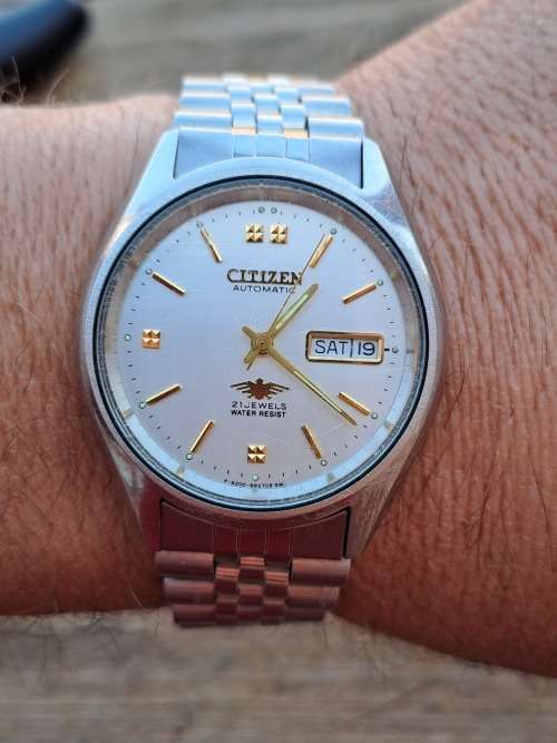 vintage men's citizen automatic