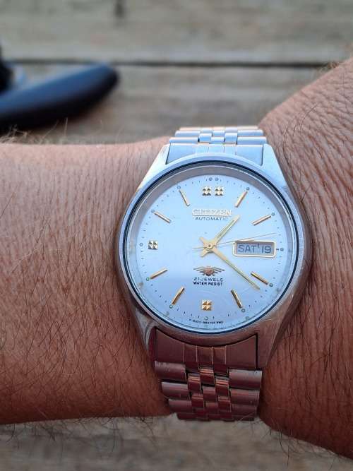 vintage men's citizen automatic
