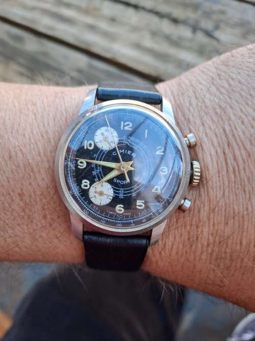 vintage men's cimier chronograph