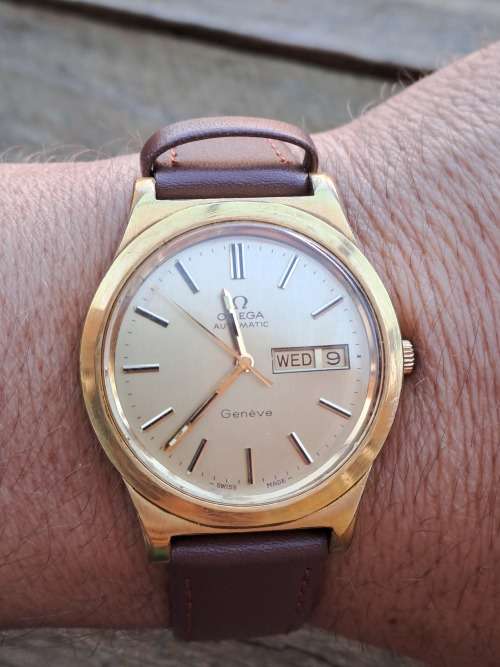 vintage men's omega automatic geneve