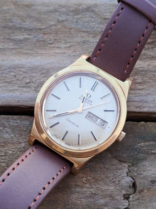 vintage men's omega automatic geneve