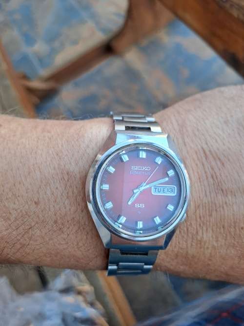 vintage men's seiko 5actus ss