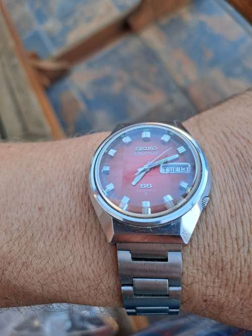 vintage men's seiko 5actus ss