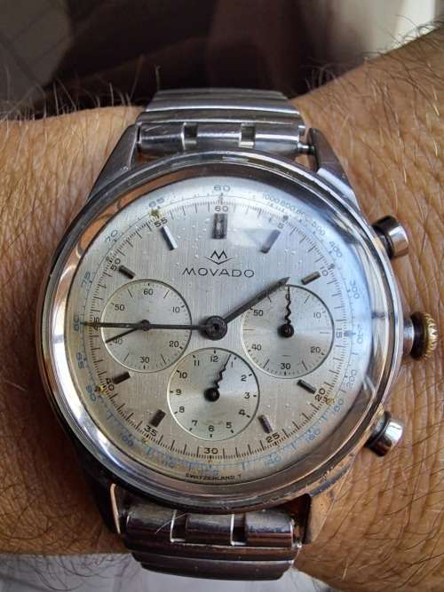 vintage men's Movado chronograph