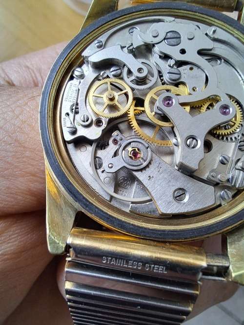 vintage men's Camy Geneve chronograph