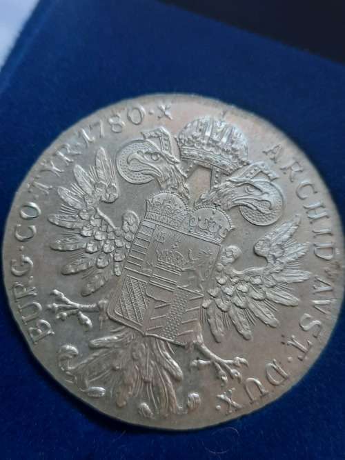 Silver  coin Burg-co-Tyr-1780 Archid-Avst-Dux (proof)