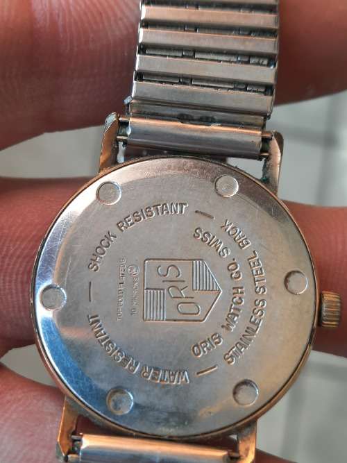 vintage Oris star men's watch