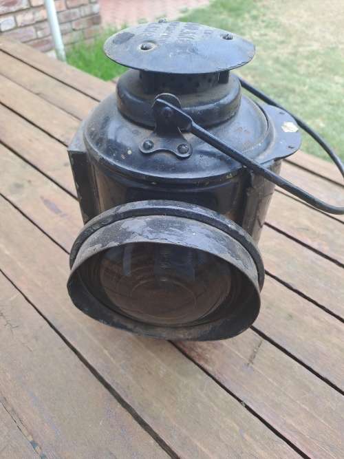 Vintage railway lamp