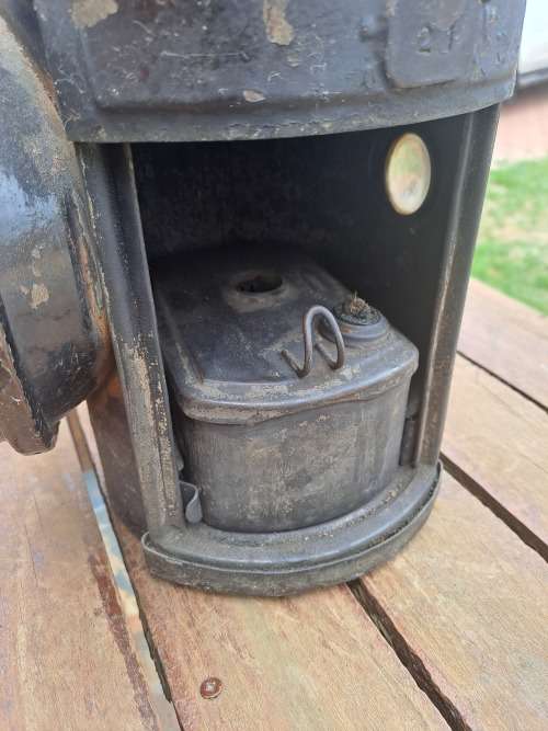 Vintage railway lamp