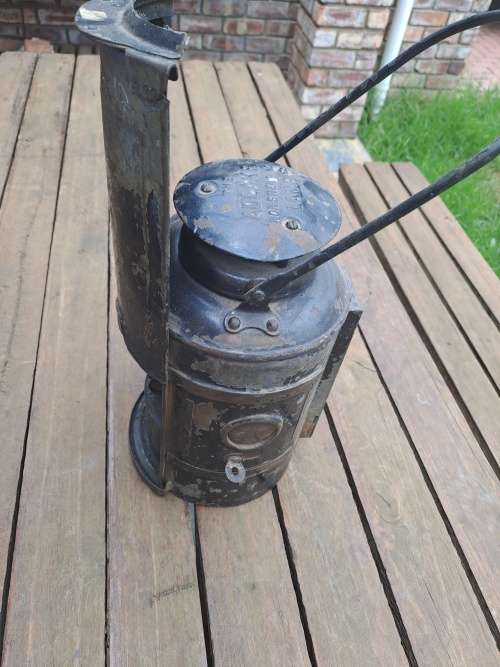 Vintage railway lamp