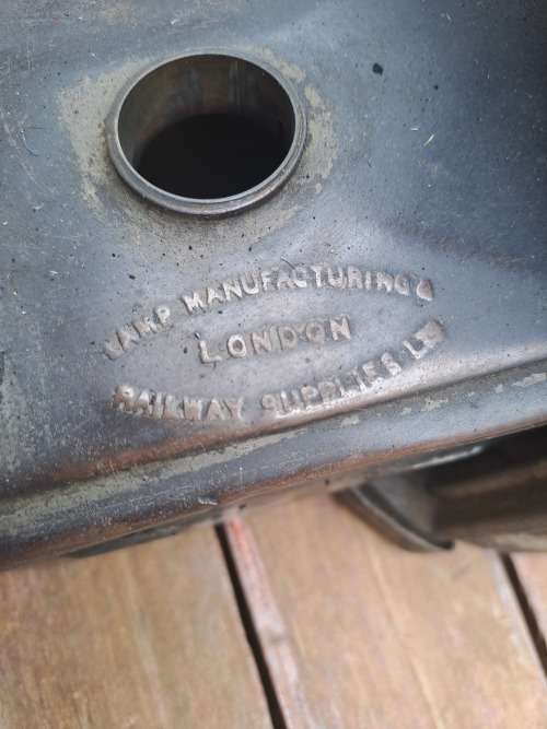 Vintage railway lamp