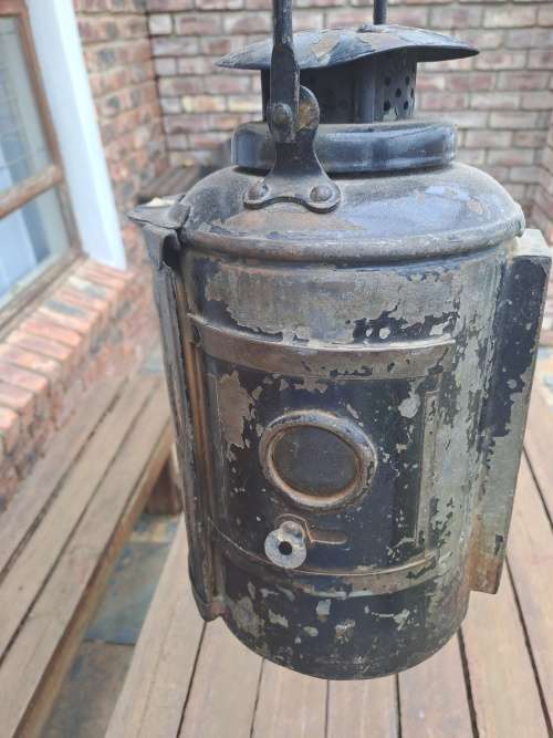 Vintage railway lamp