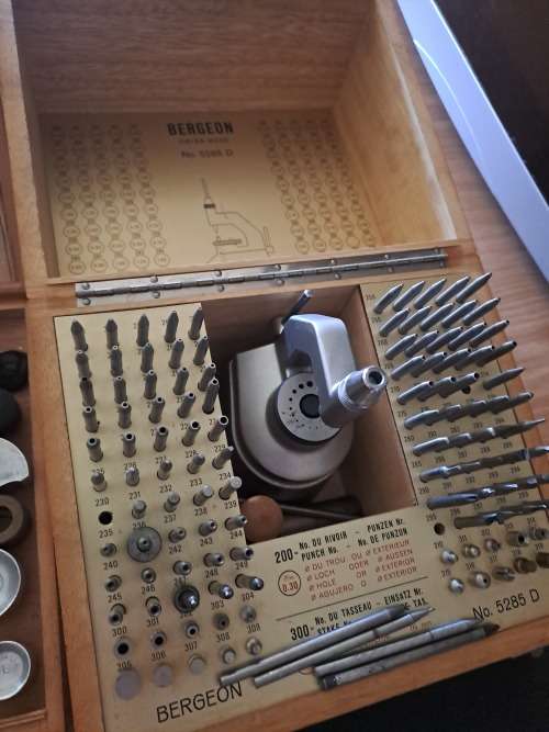 Vintage watch makes tools and watch parts