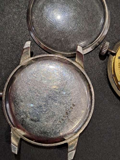 Vintage men`s Zenith movement and case