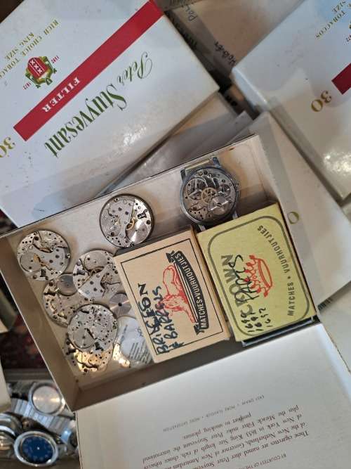 Vintage watch movements and parts too much to mention