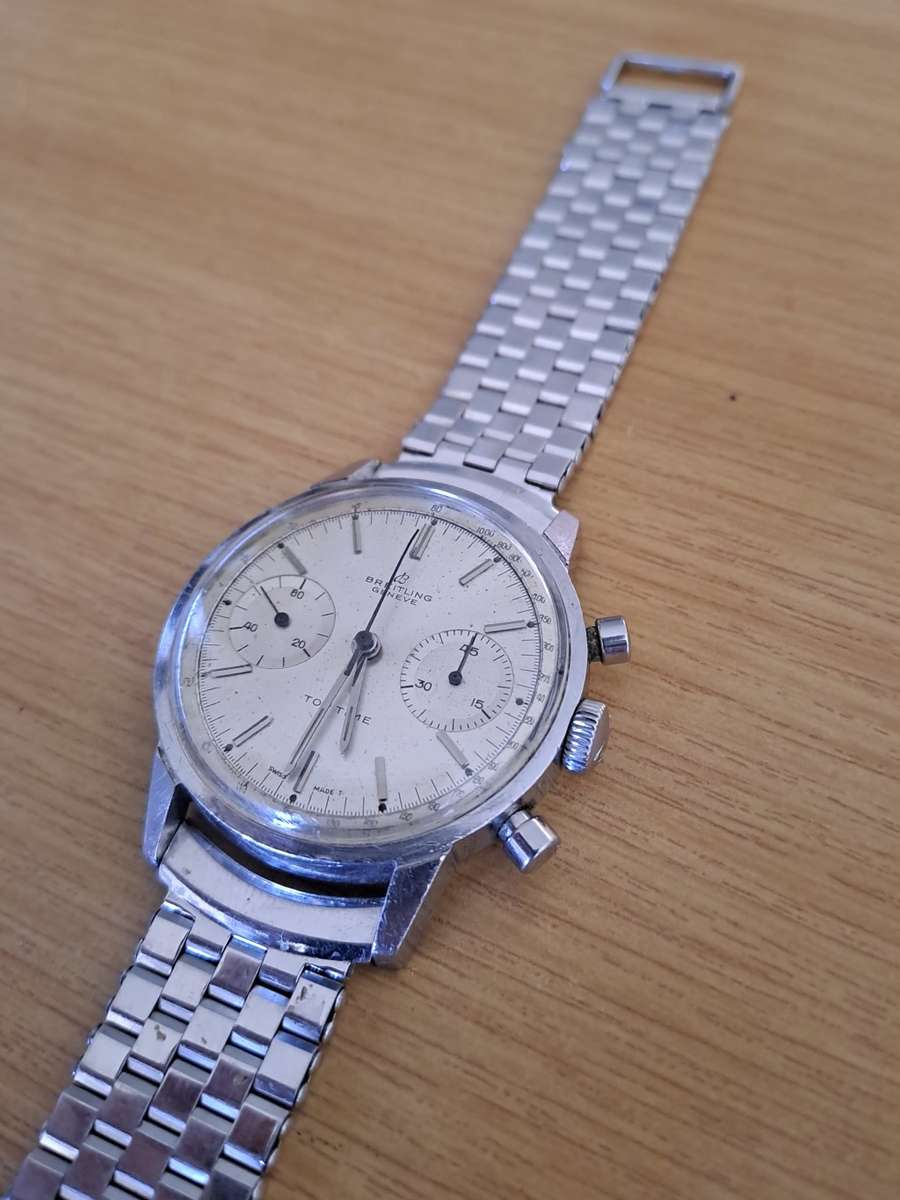Vintage men`s Breitling chronograph top time
