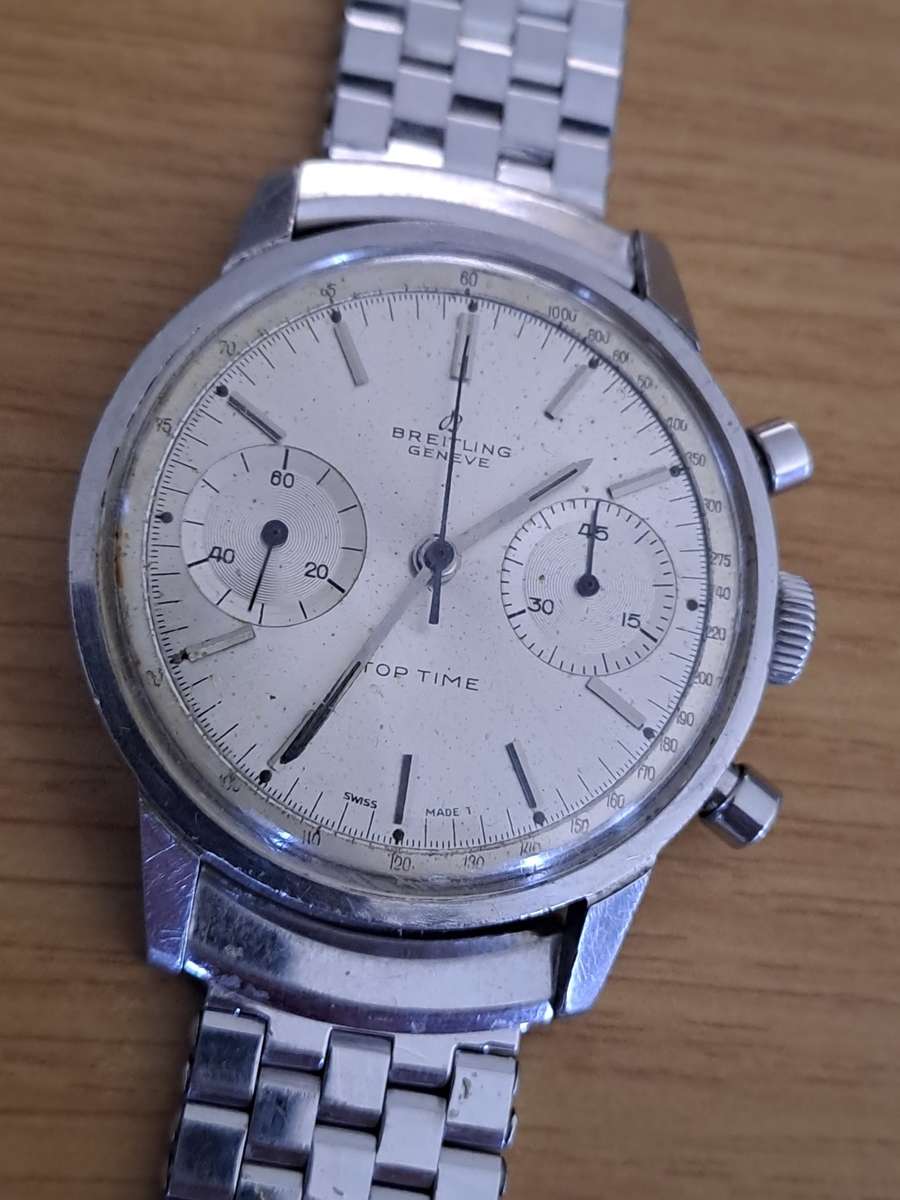 Vintage men`s Breitling chronograph top time