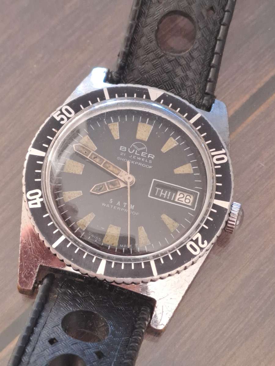 Vintage men`s Buler divers