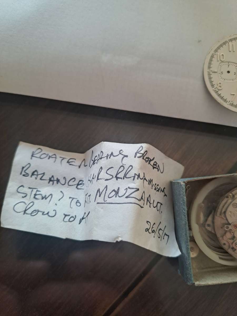 Vintage men`s watch parts ect
