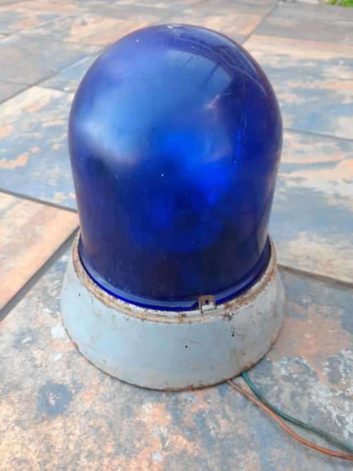 vintage blue light