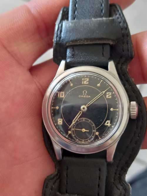 vintage men's omega military style