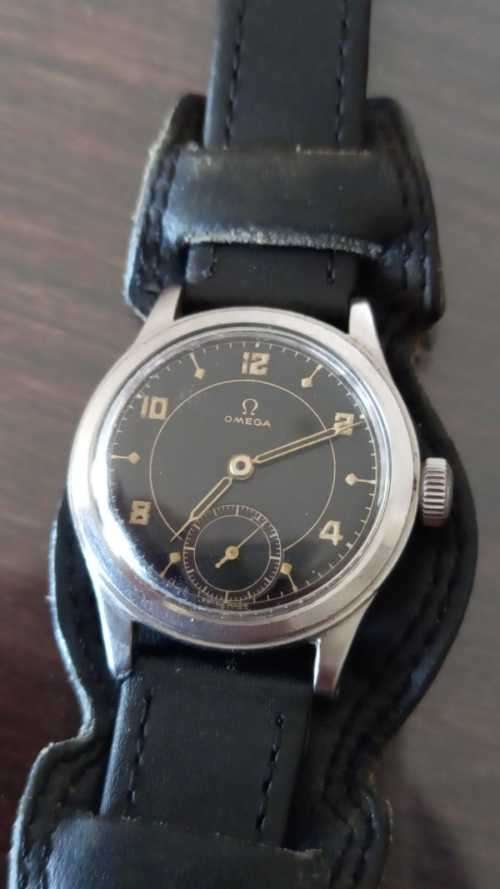 vintage men's omega military style