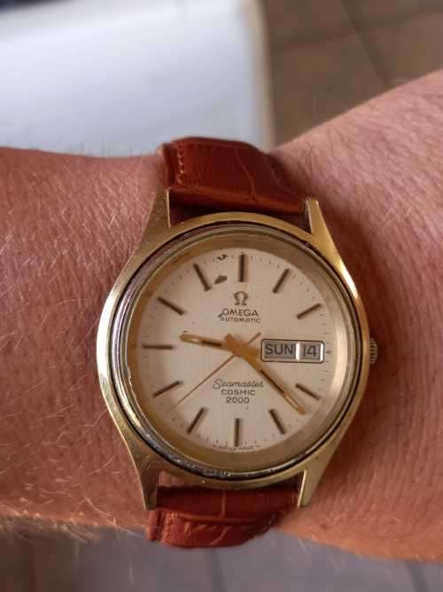 vintage men's omega automatic seamaster cosmetic 2000