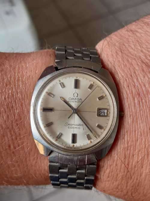 vintage men's omega automatic seamaster cosmic
