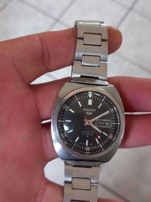 vintage men's seiko 5 sport automatic