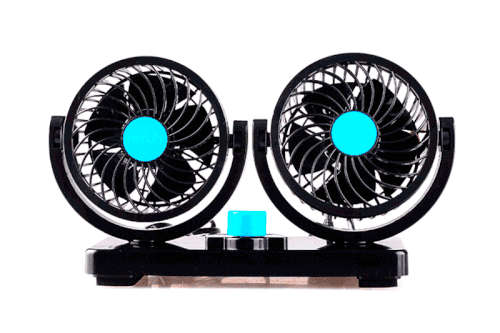 Brand new VENTILADOR 12V DUAL 360° ROTATING CAR FANS