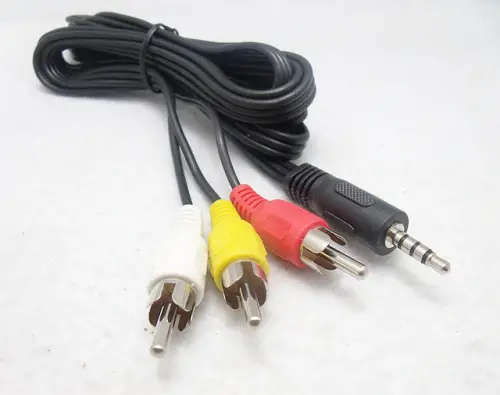 Brand new 1.5m AV to Aux adapter cable