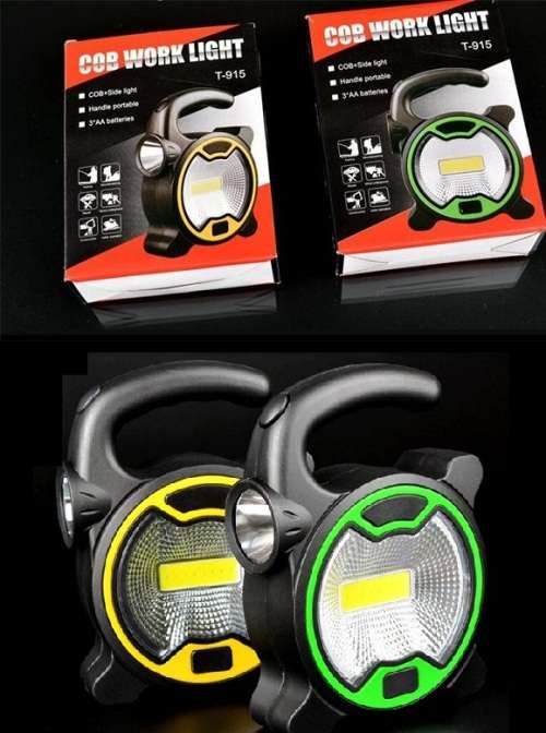 Bulk of 6//Brand new COB Work Light T-915 (battery operated)