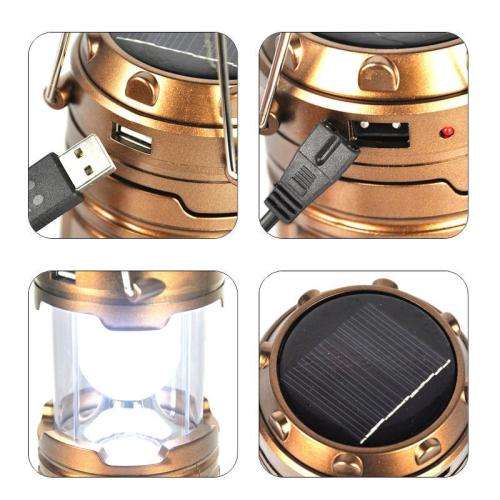 Bulk of 6 // Rechargeable Camping Lights 6LED No.T-81