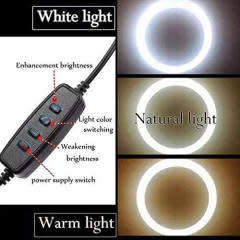 Ring Fill Light 10inch Black