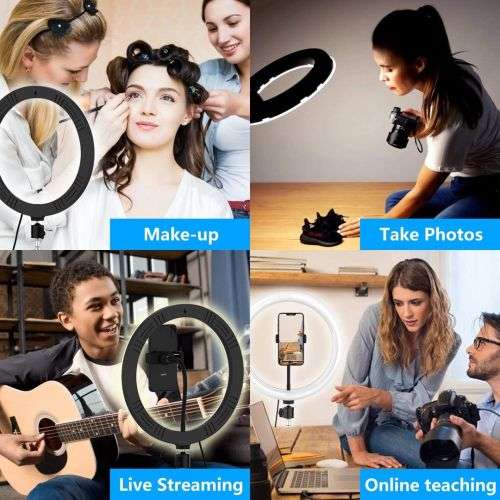 Ring Fill Light 10inch Black