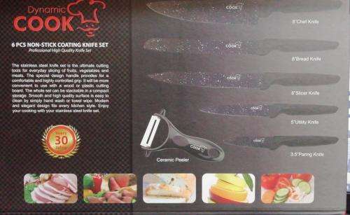 Corrugated Kitchen Knife Set