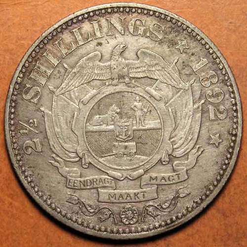 ZAR: 1892 2 1/2 Shillings