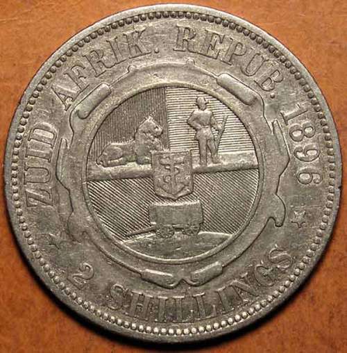 ZAR: 1896 2 Shillings