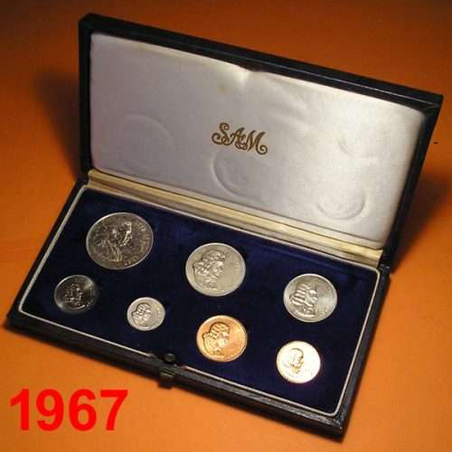 1967 Short Proof Set with Silver Rand