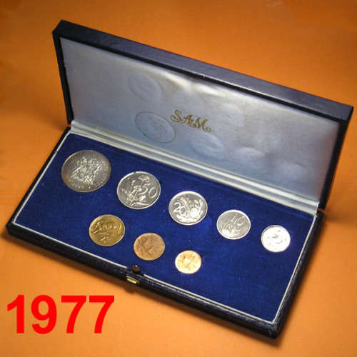 1977 Short Proof Set with Silver Rand