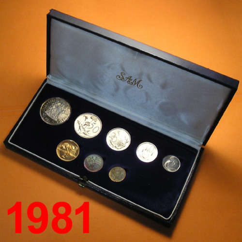 1981 Short Proof Set with Silver Rand