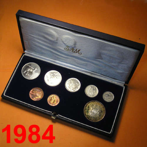 1984 Short Proof Set with Silver Rand
