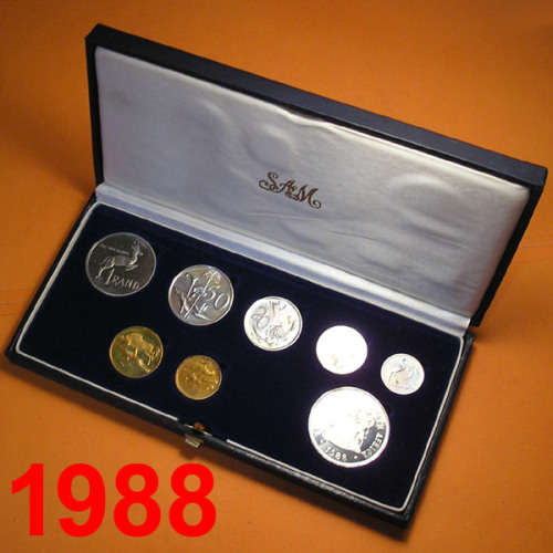 1988 Short Proof Set with Silver Rand