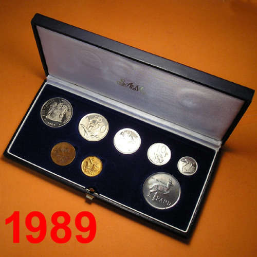 1989 Short Proof Set with Silver Rand