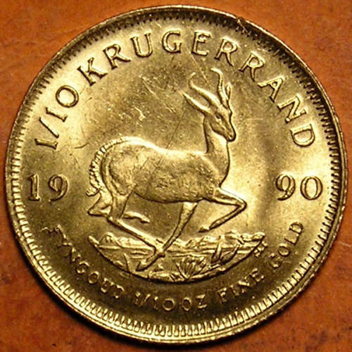 1990 1/10 oz Gold Krugerrand