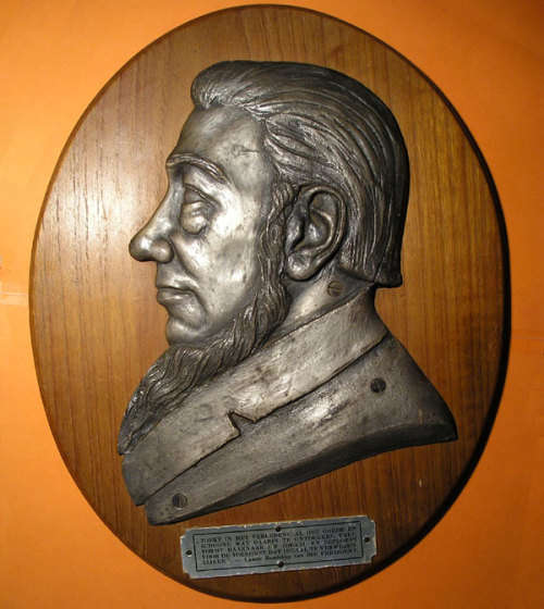 Paul Kruger Plaque with Last Message from the President. Made in 1938 for the Voortrekker Centenary